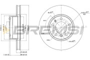 CD6222V Brzdový kotouč BREMSI