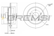 CD6232S Brzdový kotouč BREMSI