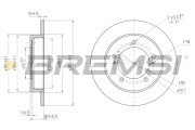 CD6233S Brzdový kotouč BREMSI