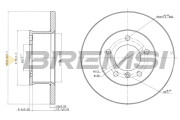 CD6250S Brzdový kotouč BREMSI