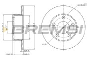 CD6265S Brzdový kotouč BREMSI