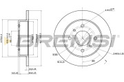 CD6267S Brzdový kotouč BREMSI