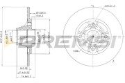CD6333S Brzdový kotouč BREMSI