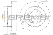 CD6351S Brzdový kotouč BREMSI