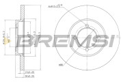 CD6379S Brzdový kotouč BREMSI