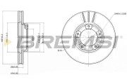 CD6416V Brzdový kotouč BREMSI