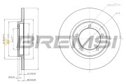 CD6419S Brzdový kotouč BREMSI