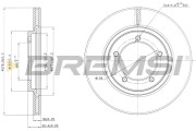 CD6420V Brzdový kotouč BREMSI