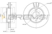 CD6423V Brzdový kotouč BREMSI