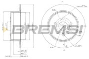 CD6486S Brzdový kotouč BREMSI