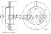CD6496V Brzdový kotouč BREMSI