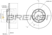 CD6536S Brzdový kotouč BREMSI