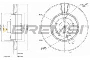 CD6588V Brzdový kotouč BREMSI