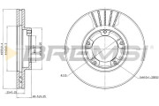 CD6703V Brzdový kotouč BREMSI