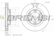 CD6769V Brzdový kotouč BREMSI