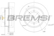CD6886S Brzdový kotouč BREMSI