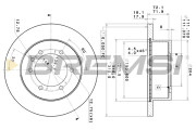 CD6976V Brzdový kotouč BREMSI