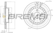 CD7009V Brzdový kotouč BREMSI