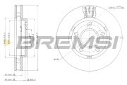 CD7030V Brzdový kotouč BREMSI