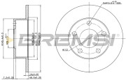 CD7033S Brzdový kotouč BREMSI