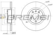 CD7057S Brzdový kotouč BREMSI