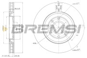 CD7065V Brzdový kotouč BREMSI