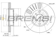 CD7094V Brzdový kotouč BREMSI