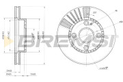 CD7104V Brzdový kotouč BREMSI