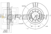 CD7109V Brzdový kotouč BREMSI