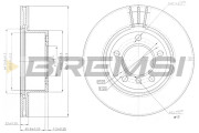 CD7229V Brzdový kotouč BREMSI