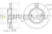 CD7239V Brzdový kotouč BREMSI