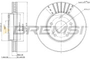 CD7249V Brzdový kotouč BREMSI