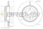 CD7260V Brzdový kotouč BREMSI