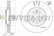 CD7274V Brzdový kotouč BREMSI