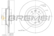 CD7275S Brzdový kotouč BREMSI