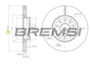 CD7305V Brzdový kotouč BREMSI