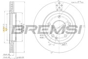 CD7363V Brzdový kotouč BREMSI