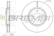 CD7372V Brzdový kotouč BREMSI