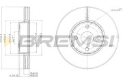 CD7388V Brzdový kotouč BREMSI