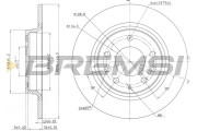 CD7500S Brzdový kotouč BREMSI