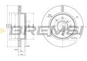 CD7509V Brzdový kotouč BREMSI