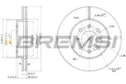 CD7510V Brzdový kotouč BREMSI