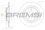 CD7547S Brzdový kotouč BREMSI
