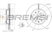 CD7620V Brzdový kotouč BREMSI
