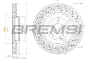 CD7650V Brzdový kotouč BREMSI