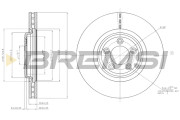 CD7702V Brzdový kotouč BREMSI