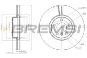 CD7713V Brzdový kotouč BREMSI