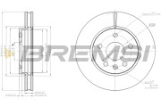 CD7721V Brzdový kotouč BREMSI