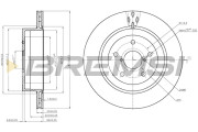 CD7751V Brzdový kotouč BREMSI