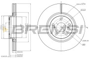 CD7754V Brzdový kotouč BREMSI
